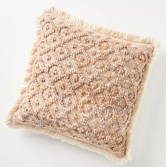 Anthropologie Tibo Diamond Dot Pillow - neutral